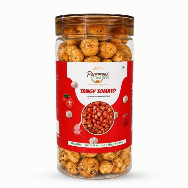 Tangy Tomato Makhana Pack of 3 - Prosperra Grains & Nuts