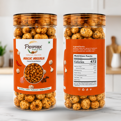 Magic Masala Makhana Pack of 3 - Prosperra Grains & Nuts