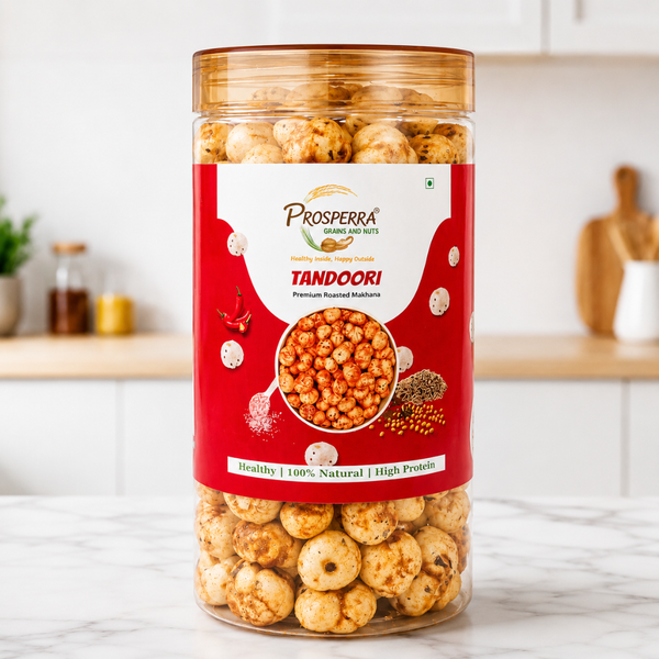 Chilli Garlic Makhana Pack of 3 - Prosperra Grains & Nuts