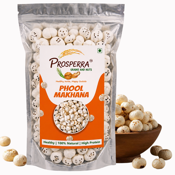 Plain Phool Makhana Pack of 3 - Prosperra Grains & Nuts