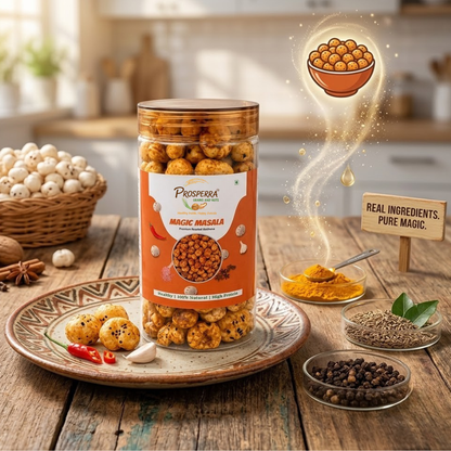 Magic Masala Makhana Pack of 3 - Prosperra Grains & Nuts