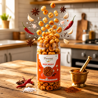 Magic Masala Makhana Pack of 3 - Prosperra Grains & Nuts