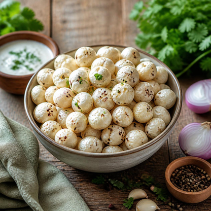 Cream & Onion Makhana Pack of 3 - Prosperra Grains & Nuts