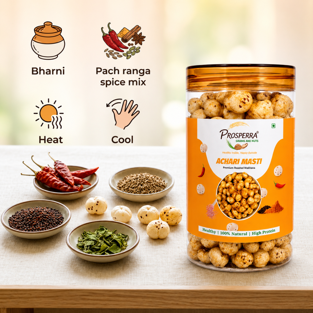 Buy Achari Masti Makhana Pack of 3 Online | Prosperra Grains & Nuts