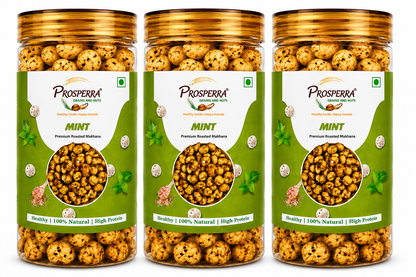 Mint Makhana Pack of 3 - Prosperra Grains & Nuts