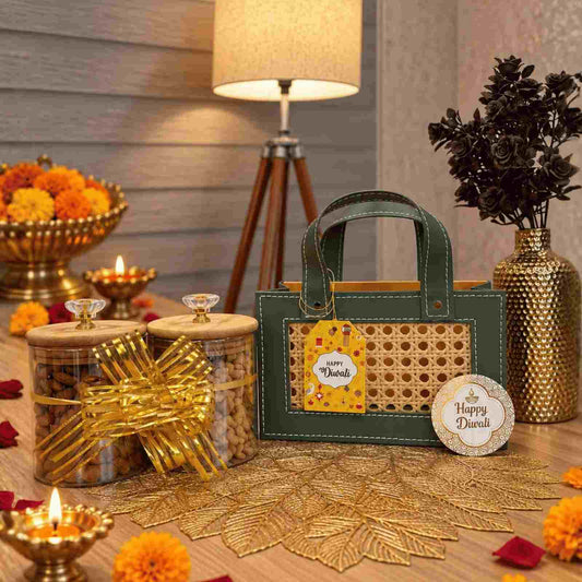 Diwali Gift Hamper | Almonds & Cashews Dry Fruit Gift Box