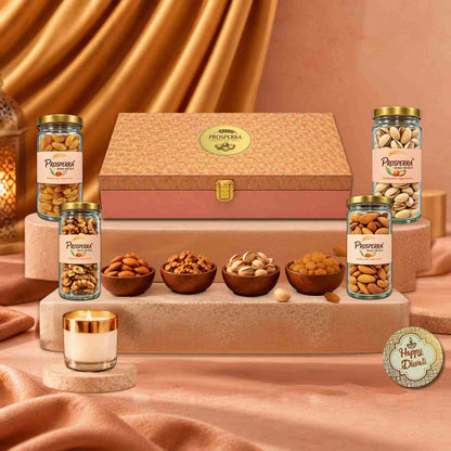 Diwali Gift Hamper | Dry Fruits, Almonds, Cashews, Raisins & Pistachios