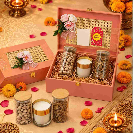 Diwali Gift Hamper | Pistachios & Walnuts Dry Fruit Gift Box