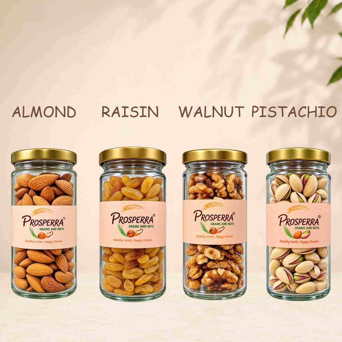 Prosperra Premium Rakhi Hamper for Brother – Pistachios, Almonds, Walnuts & Dry Fruit Mix with Rakhi | Raksha Bandhan Gift Box