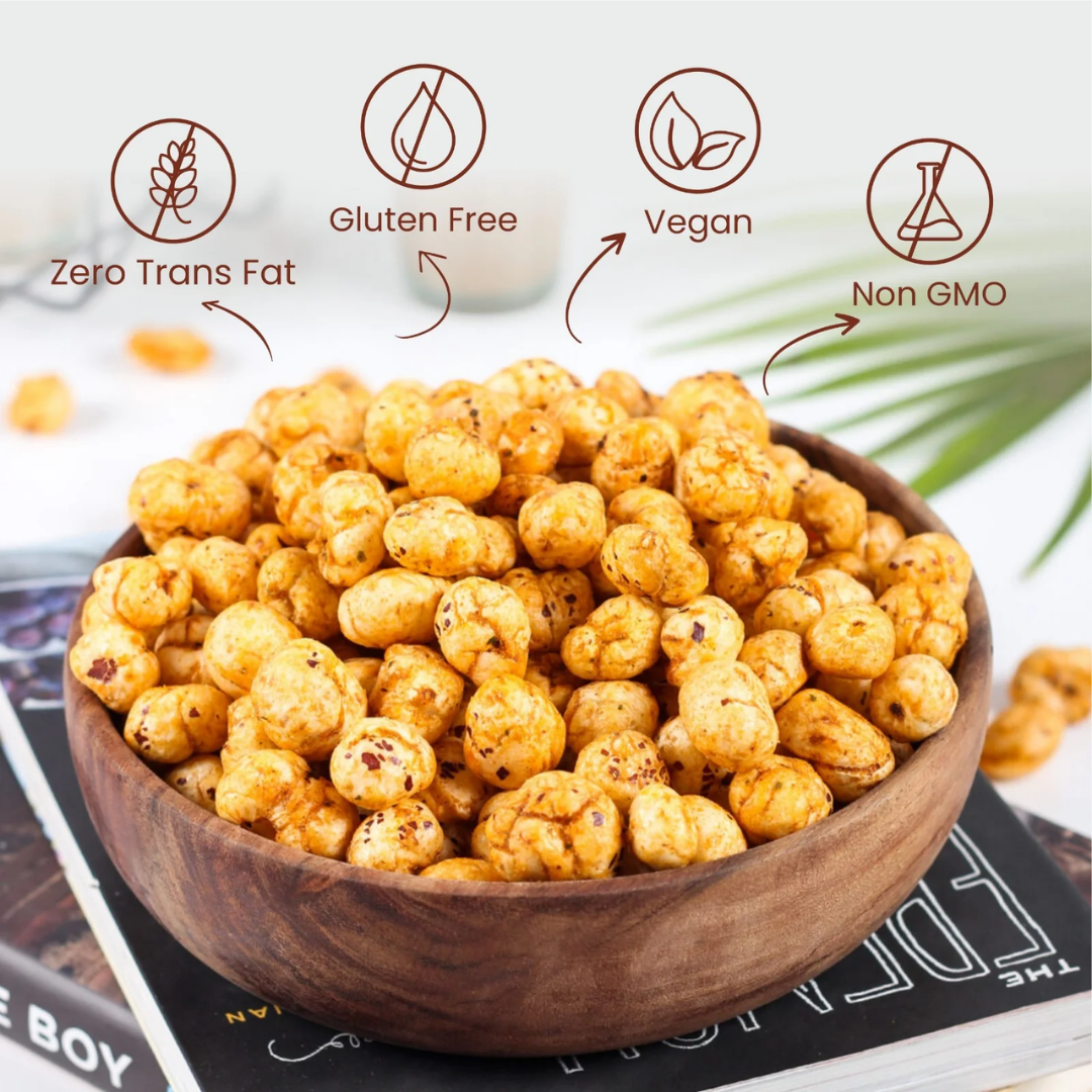 Chilli Garlic Makhana Pack of 3 - Prosperra Grains & Nuts