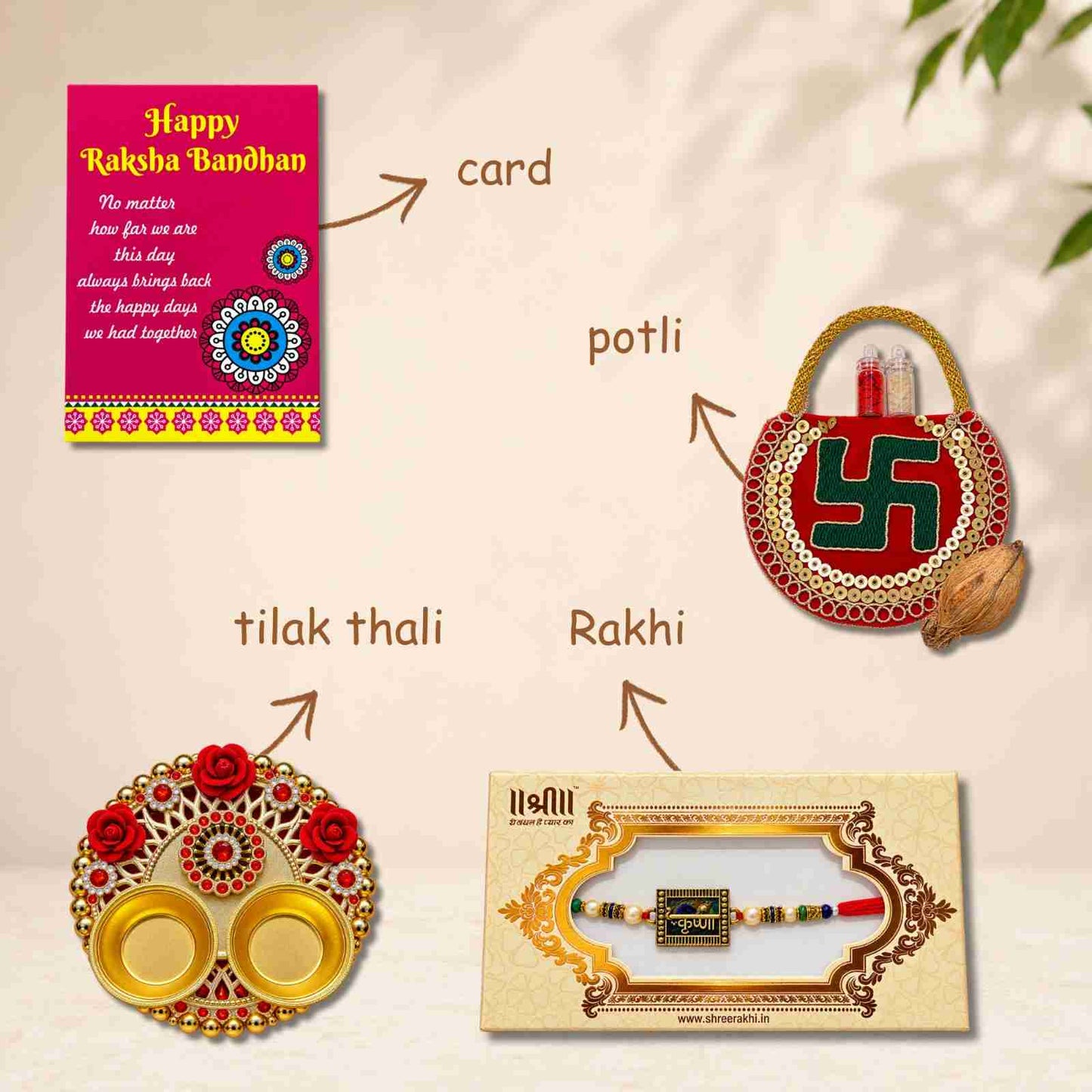 Prosperra Rakhi Hamper for Brother – Premium Dry Fruits & Snacks Gift Hamper | Raksha Bandhan Gift for Brother