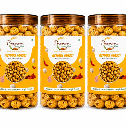 Buy Achari Masti Makhana Pack of 3 Online | Prosperra Grains & Nuts