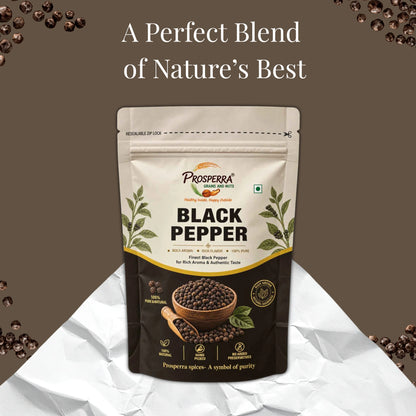 Premium Black Pepper (Kali Mirch) – Whole Aromatic Spice