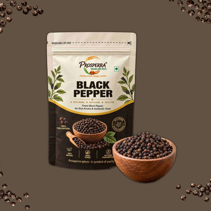 Premium Black Pepper (Kali Mirch) – Whole Aromatic Spice