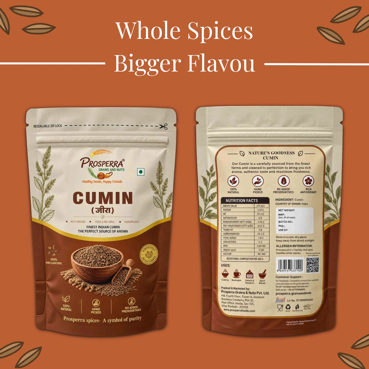 Cumin (Jeera) – Premium Aromatic Indian Spice