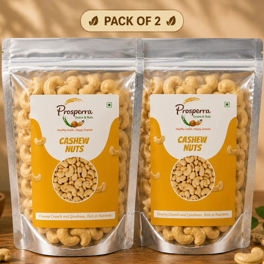 Premium Cashew Nuts Pack of 2 - Prosperra Grains & Nuts