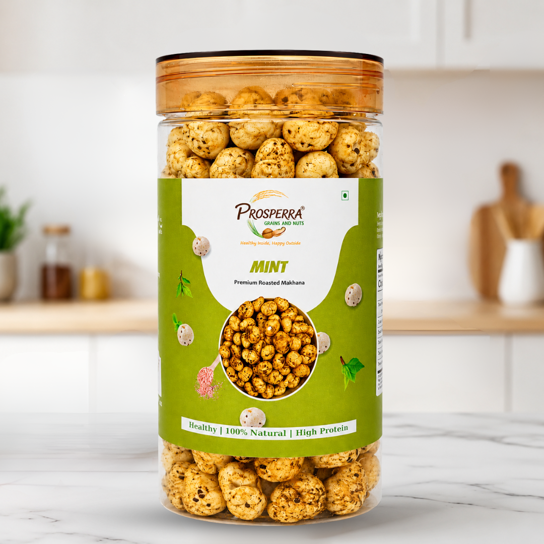 Mint Makhana Pack of 3 - Prosperra Grains & Nuts