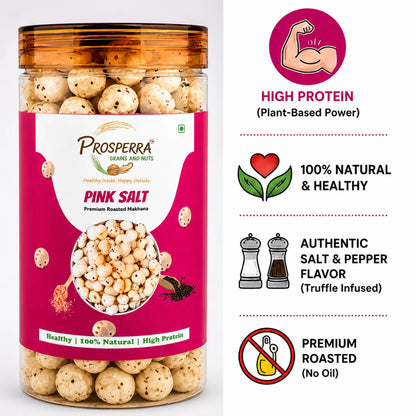 Buy Pink Salt Makhana Pack of 3 Online | Prosperra Grains & Nuts