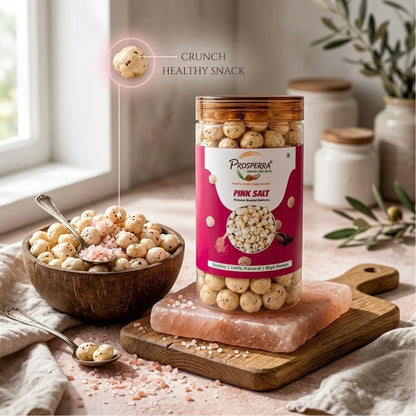 Buy Pink Salt Makhana Pack of 3 Online | Prosperra Grains & Nuts