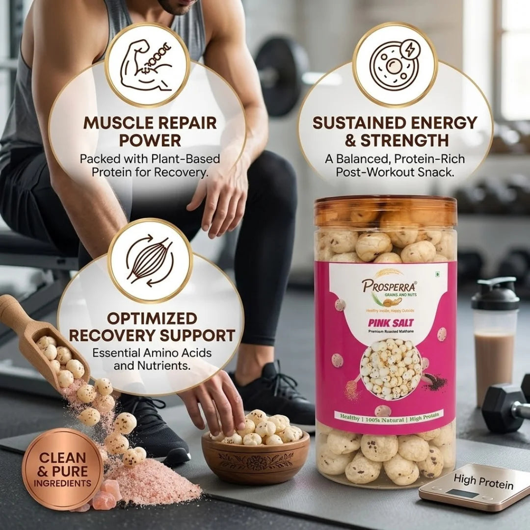 Buy Pink Salt Makhana Pack of 3 Online | Prosperra Grains & Nuts