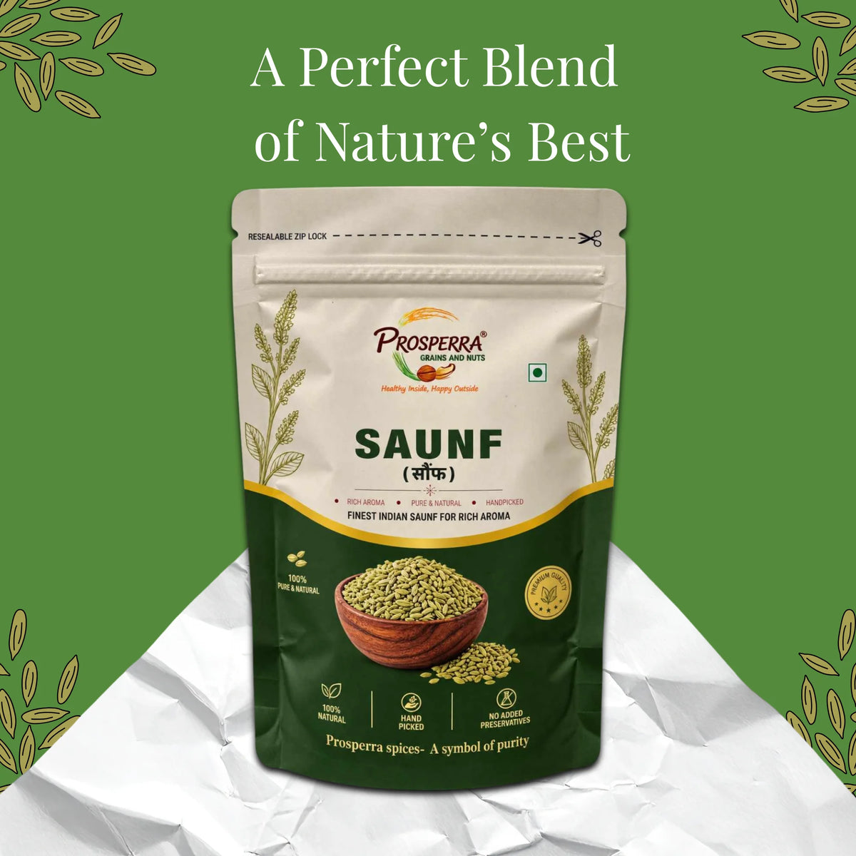 Saunf (Fennel Seeds) – Premium Aromatic Spice