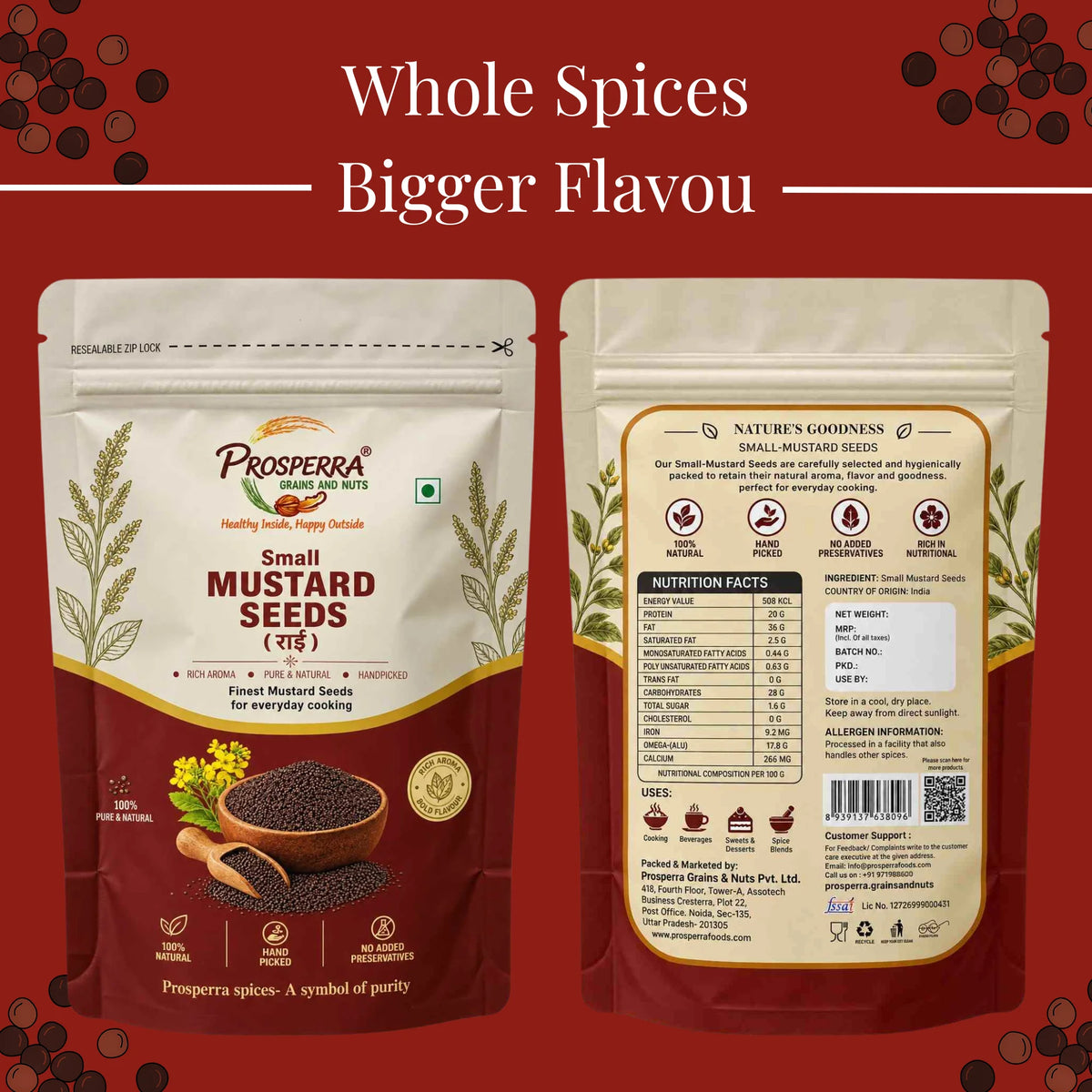 Small Mustard Seeds – Premium Whole Mustard Spice
