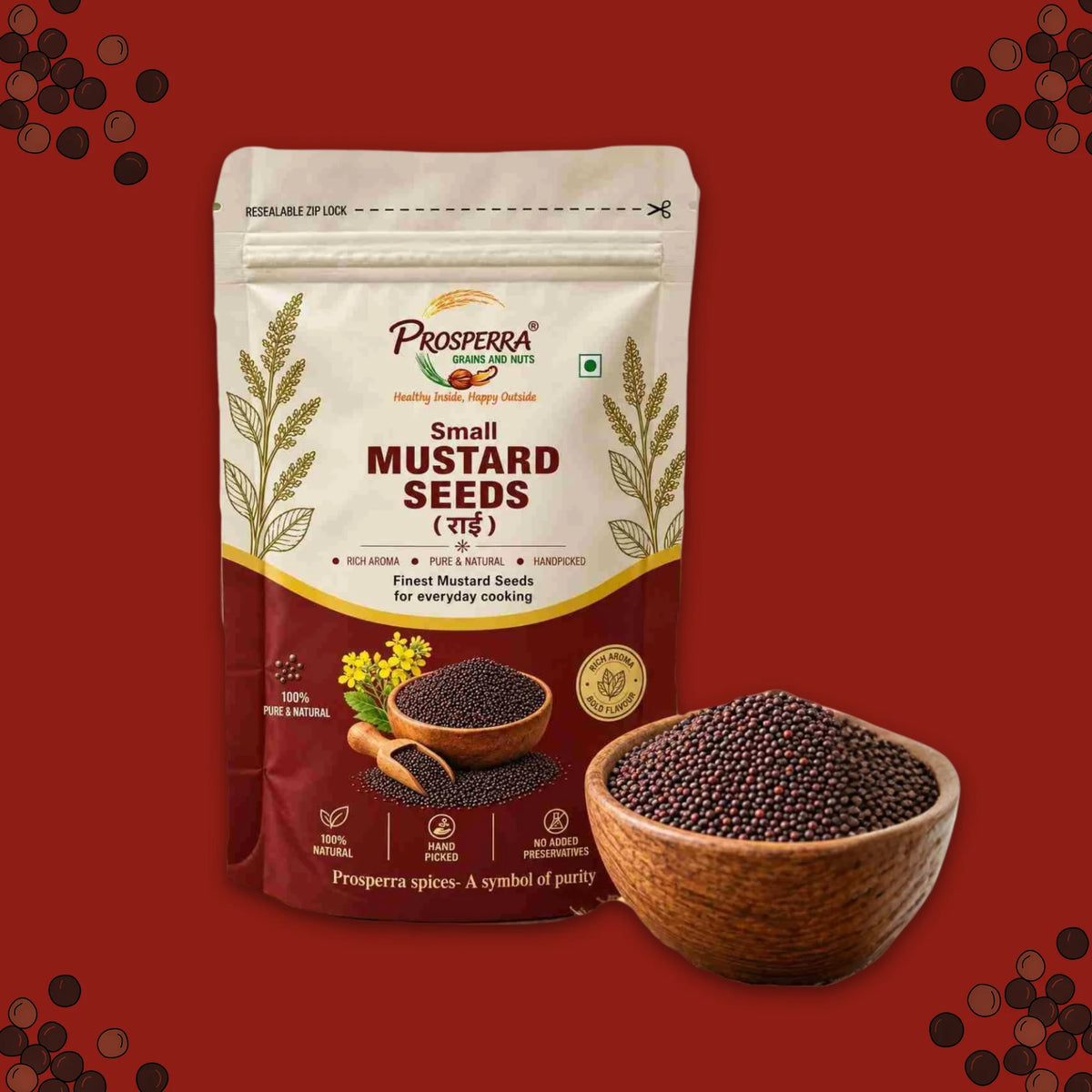 Small Mustard Seeds – Premium Whole Mustard Spice
