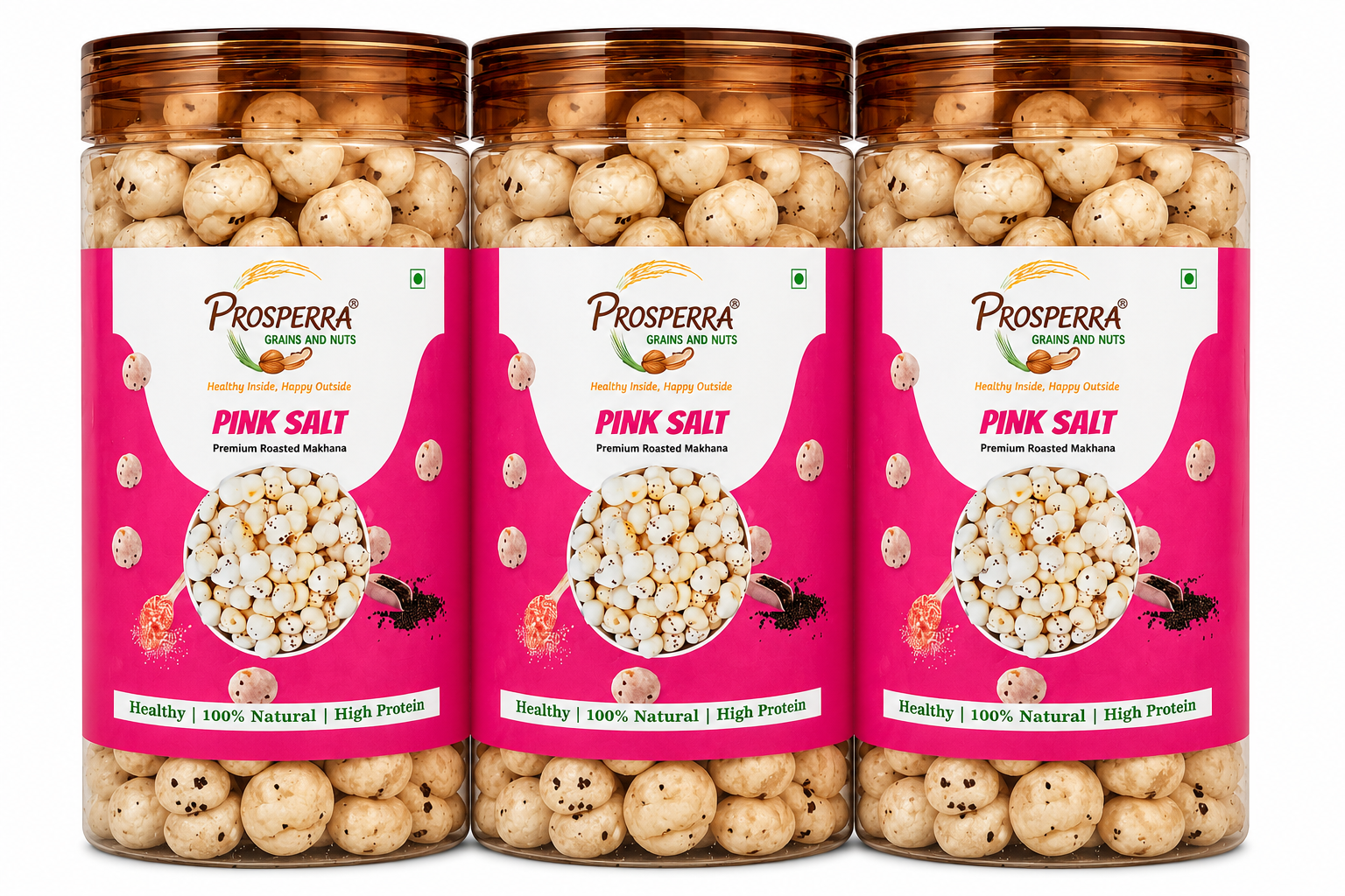 Pink Salt Makhana Pack of 3