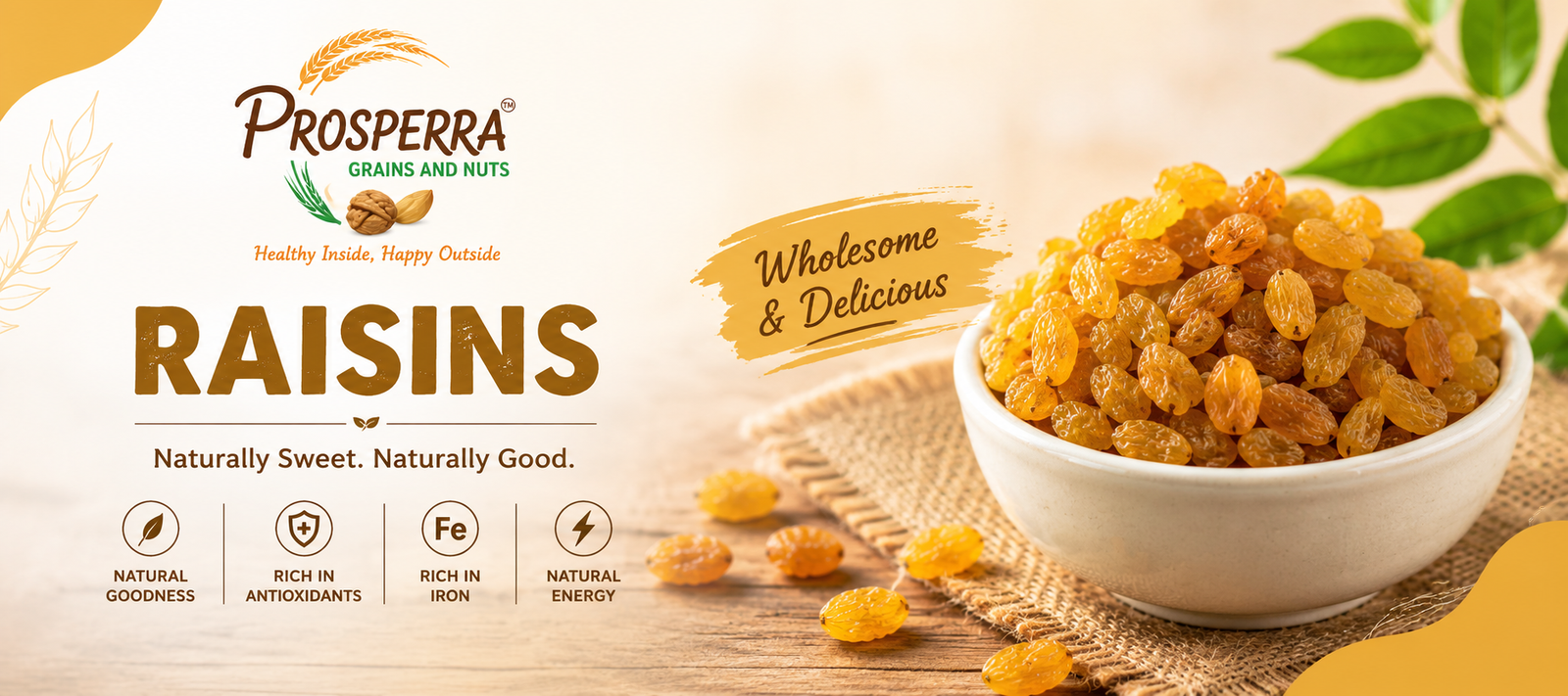 Prosperra Golden Sultanas