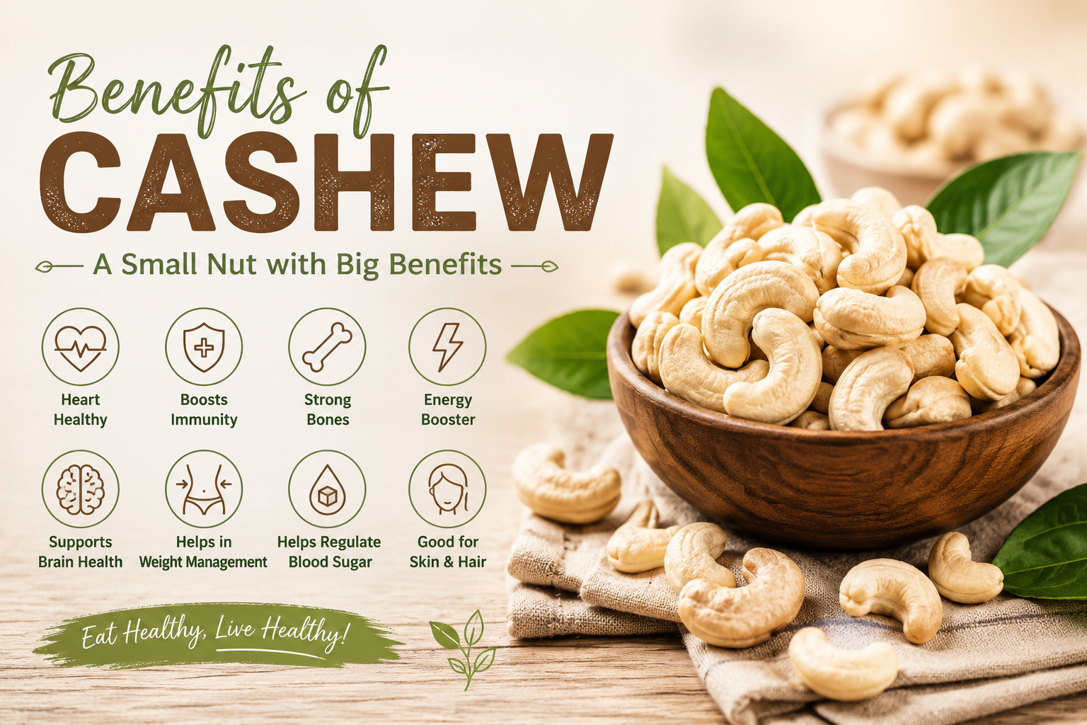 Adding Cashews to your diet