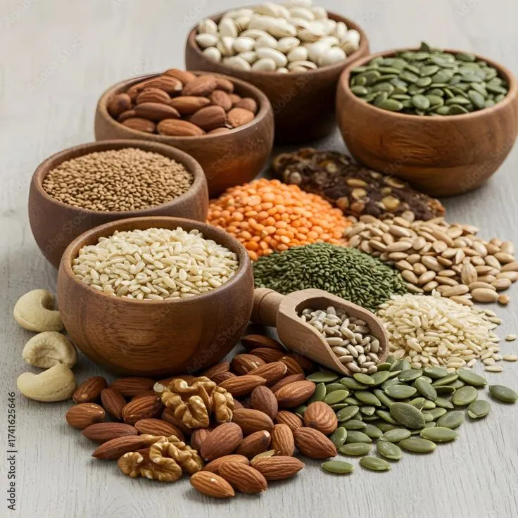 Mixed Nuts Collection — Almonds, Cashews, Walnuts